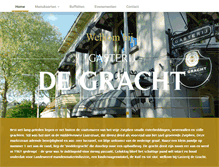 Tablet Screenshot of gasterijdegracht.nl